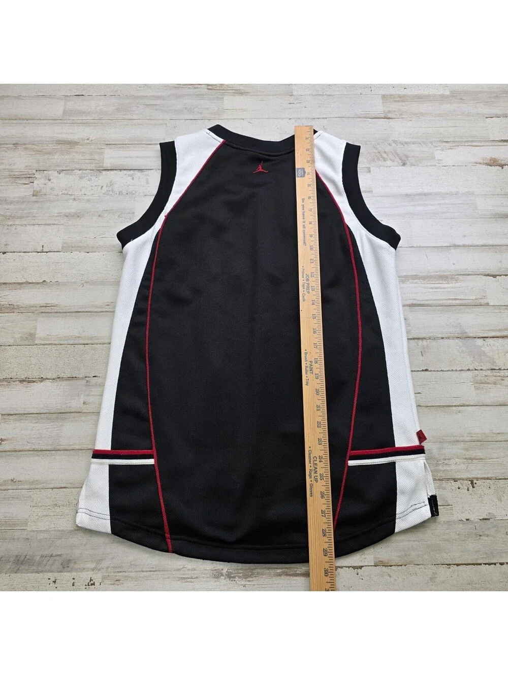 Michael JORDAN Jersey 23 Jumpman Basketball Black Sleeveless Tank Size LG